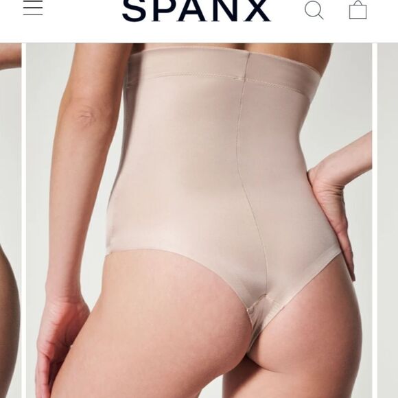 Spanx Shape Suit Your Fancy high waisted thong size Small NWT - Picture 2 of 5